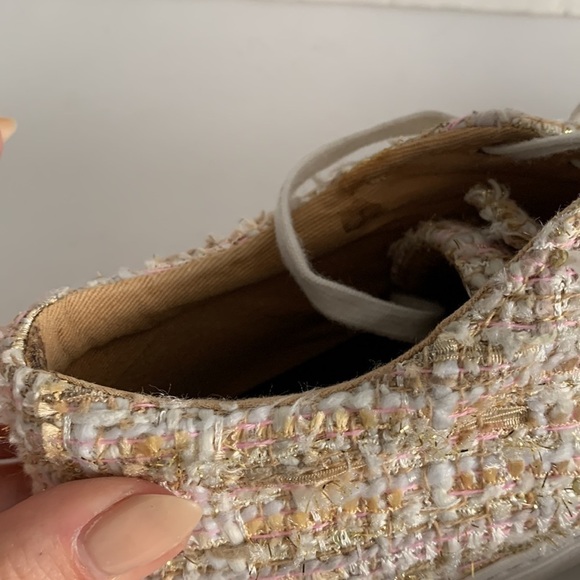 Zara Trafaluc Banana Sequin Tweed Sneakers - Picture 13 of 16